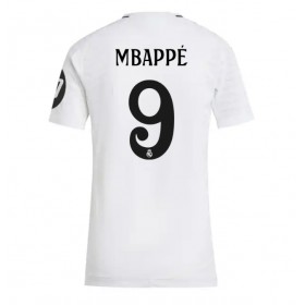 Real Madrid Kylian Mbappe #9 Hemmakläder Dam 2024-25 Kortärmad